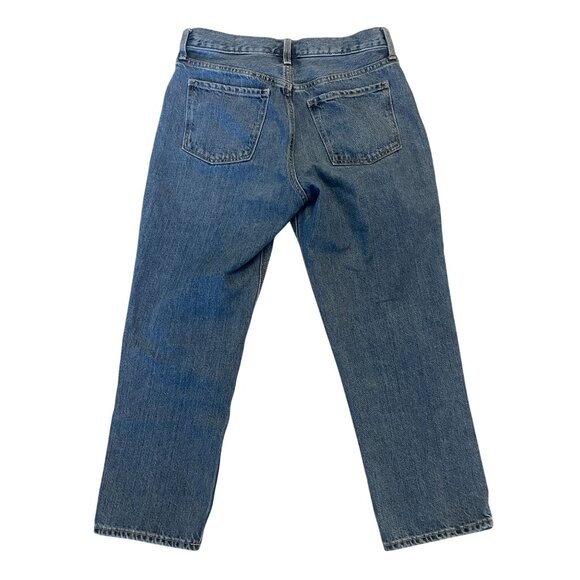 Slouchy Straight button fly sz 4 Old Navy women's jeans - Picture 5 of 7